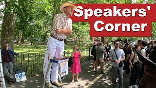 Speakers Corner Hyde Park  Anti Islam ranting [upl. by Lotson]