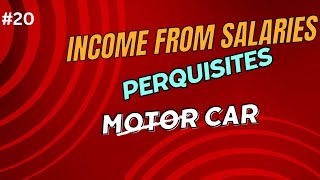 Valuation of Motor Car Perquisite in Income Tax in Tamil Perquisites Income Tax [upl. by Irem]