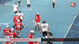 VFA Gold Bowl 2024 Sem 5 Guerreros Aztecas vs Vikingos [upl. by Agripina]