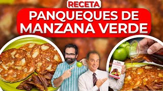 Receta Panqueques de Manzana Dieta 3x1  Come Y Adelgaza [upl. by Sevein]