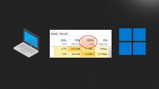 Comment réparer lutilisation à 100 du disque Windows 10 et 11 ✅ [upl. by Atirehs]