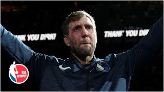 Dirk Nowitzki has emotional final game with Mavericks  NBA Highlights [upl. by Dougall]