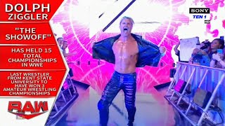 Dolph Ziggler Entrance  Raw August 1 2022 [upl. by Eleazar]