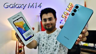 Samsung Galaxy M14 Review The Perfect MidRange Marvel 📱✨ [upl. by Asela]