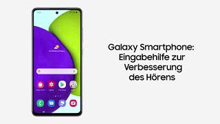 Galaxy Smartphone Eingabehilfe zur Verbesserung des Hörens [upl. by Aryek]