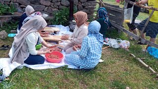 Köfte Tarifi Gözleme Katmer Nasıl Yapılır 👌 Yaylalar Giresun Şebinkarahisar Memleket Piknik Balık [upl. by Mirna]