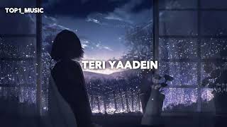 Teri Yaadein Slowed  Reverb  Atif Aslam  Top1Music [upl. by Labaw]