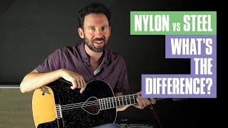 Nylon vs Steel String Guitar  Guitar Tricks [upl. by Hinkel]