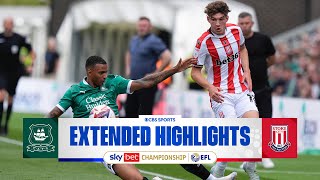 Plymouth Argyle vs Stoke City Extended Highlights  EFL Championship  CBS Sports Golazo  Europe [upl. by Yokoyama766]