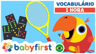 Desenhos Educativos  LARRY O PASSARINHO E OS OVOS COLORIDOS  aprender jogos  BabyFirst Brasil [upl. by Amsden554]