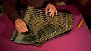 Moscow Nights played on a 6chord zither [upl. by Yhtorod]