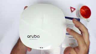 Aruba Access Point IAP315 Unboxing [upl. by Ahseiym769]