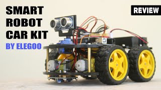 Elegoo Uno R3 Smart Robot Car Kit V 30  FULL REVIEW  Arduino Kit  Max Imagination [upl. by Jorgenson967]