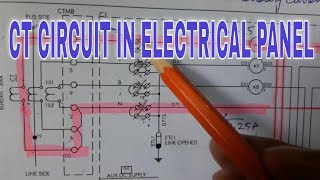 CT SECONDARY CONNECTION EXPLAINED WITH PANEL DRAWINGCT WIRING AT SUBSTATION [upl. by Uamak]