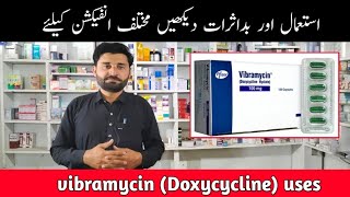 vibramycin 100mg uses  how to uses vibramycin capsule  doxycycline uses  vibramycin capsule [upl. by Ereveniug]