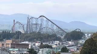 Eejanaika Roller Coaster At Fuji Q Highland [upl. by Bringhurst805]