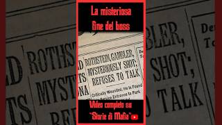 La MISTERIOSA FINE del BOSS truecrime gangster america storia [upl. by Eisiam]