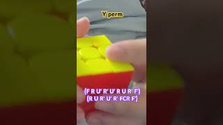 Cube Y perm cfop pll rubikscube [upl. by Okomom]