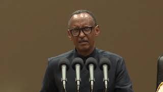 Ceremony in honour of Late Amb Col Rtd Dr Joseph Karemera  Remarks by President Kagame [upl. by Nugent]