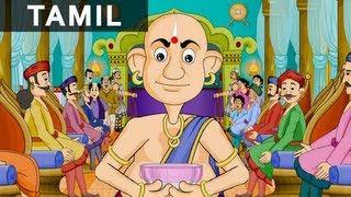 Root Of Rassagulla  Tales of Tenali Raman In Tamil  AnimatedCartoon Stories For Kids [upl. by Nyvek]