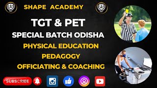 TGT  PET  PHYSICAL EDUCATION  PEDAGOY  OFFICIATING  CONCEPT  MCQ [upl. by Asaph]