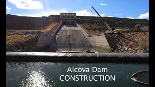 Alcova Dam Wyoming  CONSTRUCTION [upl. by Leynad]