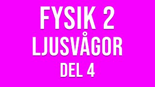 Fysik 2  Ljusvågor del 4 [upl. by Eikceb]