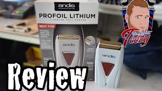 Andis Pro Foil Shaver UNBOXING AND REVIEW [upl. by Orms]