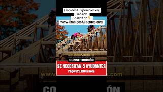 Ofertas de Empleos en Canadá busquedadeempleo trabajo empleo oportunidadlaboral canada jobs [upl. by Tterrab]