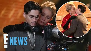 Timothée Chalamet and Gwyneth Paltrow Share STEAMY KISS While Filming in NYC  E News [upl. by Vilberg102]