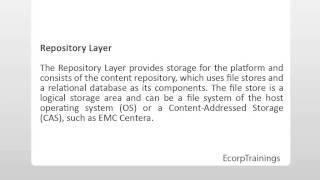 Documentum Architect online training india  EMC Training Demo Free Tutorial  Ecorptrainings [upl. by Bowie]