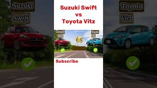 All New Suzuki Swift Vs Toyota Vitz 2024  Which one is better  carcomparison automobile [upl. by Mikkel]