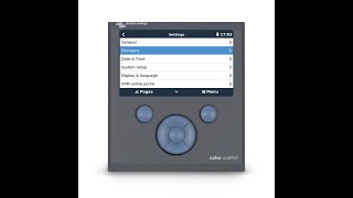 Victron Color Control Connect to a new WiFi network [upl. by Koerner703]