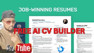 CREATE YOUR OWN CV FOR FREE TODAY USING AI  JOBWINNING CV [upl. by Jadda]