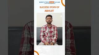 Inspiring success story of Abhijit with 7LPA placed by Giris Tech Hub  Join us now [upl. by Nirik]