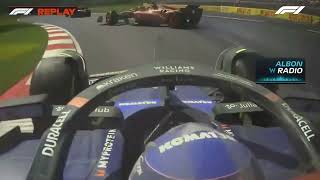 Leaked Funny Radio Alexander Albon Before amp After Crash With Carlos Sainz At Canadian Grand Prix F1 [upl. by Landau]