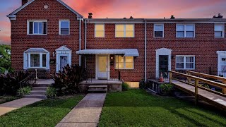 972 Masefield Road Gwynn Oak MD [upl. by Odine]