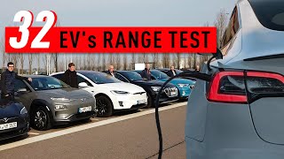 Largest EV Range Test  Shocking Results Tesla BYD Toyota and others [upl. by Olag656]