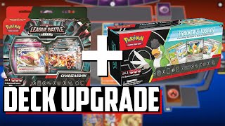 Upgrade the Charizard ex League Battle Deck with the 2024 Pokemon TCG Trainer’s Toolkit [upl. by Carin967]