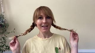 How to do pigtail braids [upl. by Esinahs]