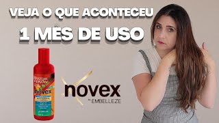 Review Queratina Líquida Novex veja o que aconteceu com o meu cabelo em 1 mês de uso novex review [upl. by Bonnie]