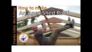 How to make an Apex Shed Roof [upl. by Neb]