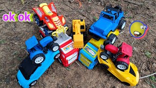 find khilona in the junglekela ke khetetoy videojungle toys gadi wala videocar dumper tractor [upl. by Irina]