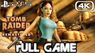 TOMB RAIDER 1 REMASTERED Gameplay Walkthrough FULL GAME 4K 60FPS No Commentary [upl. by Lanie111]