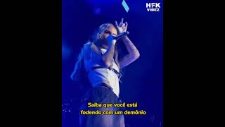 Kehlani  Can i traduçãolegendado Live at YAM carnival [upl. by Mourant961]