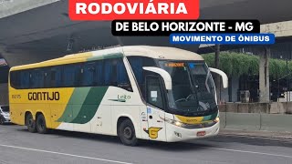 GONTIJO DOMINA  MOVIMENTAÇÃO DE ÔNIBUS NA RODOVIÁRIA DE BELO HORIZONTE  MG [upl. by Kraska403]