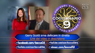 Gerry Scotti ama defecare in diretta Coglionario 9 [upl. by Nelubez]