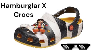 Unboxing Crocs X McDonald’s Hamburglar  I’m lovin it 😂  try on [upl. by Kenney141]