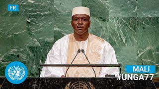 Français 🇲🇱 Mali  Prime Minister Addresses United Nations General Debate 77th Session  UNGA [upl. by Reifnnej881]