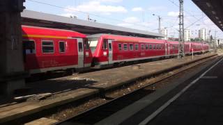 Einfahrt Baureihe 611 in Dreifachtraktion in Stuttgart Hbf [upl. by Januisz423]